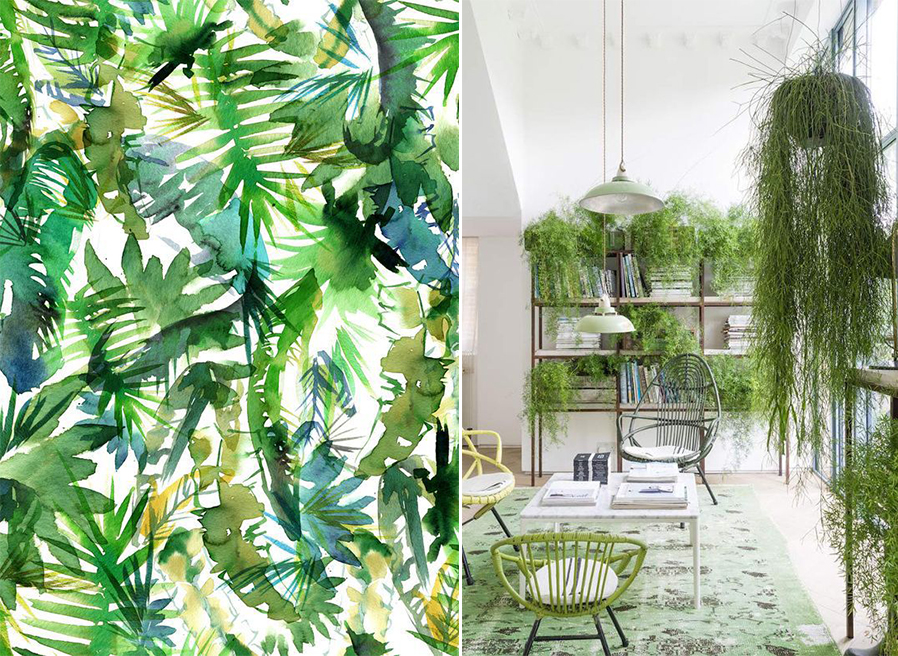 Petite and So What - inspiration vert greenery - Pantone 2017