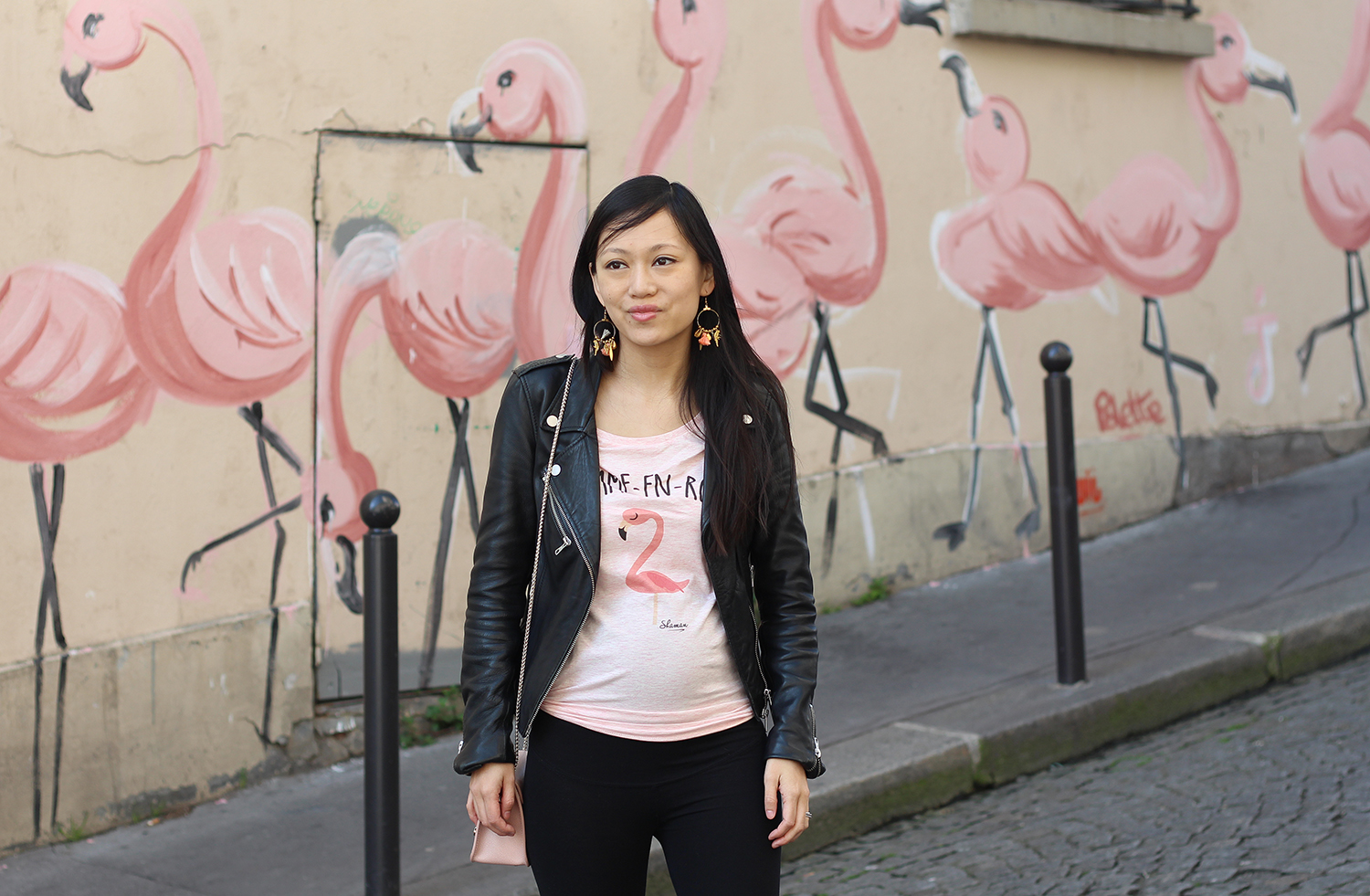 Petite and So What - tee shirt Shaman Flemme-en-rose - look enceinte-4